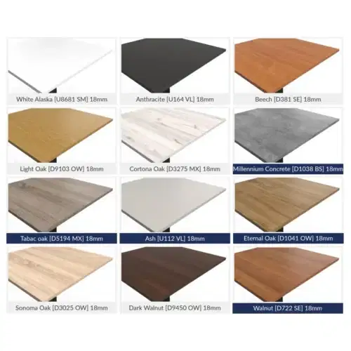 Laminat Tischplatte 18mm - Rechteckig – Bild 3