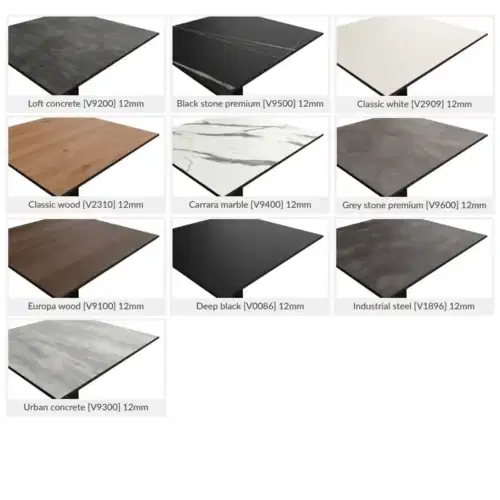Outdoor Tischplatte Farben