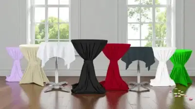 Stehtischdecken: Stilvolle Tischlösungen für Events
