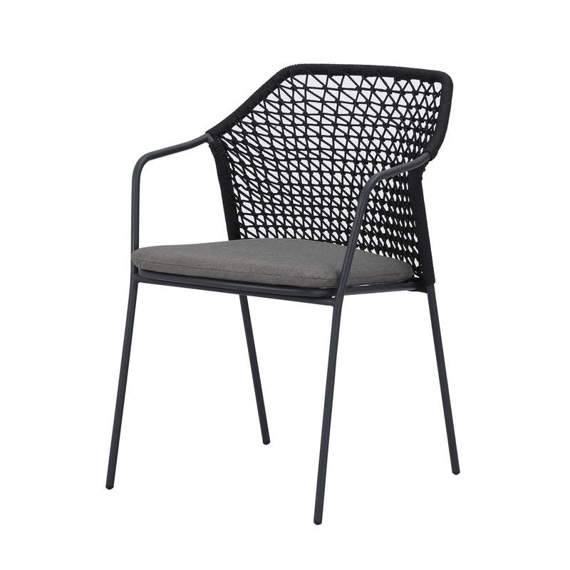 Burano – Stuhl- Burano – Stuhl-Anthrazit – Bild 1