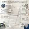 EVENT Hochzeitsstuhl Transparent – details