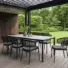 Gartenstuhl anthrazit