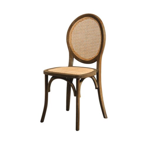 holz Hochzeitsstuhl dunkel rustical