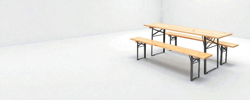 Bierzeltgarnitur Set Woody Strong