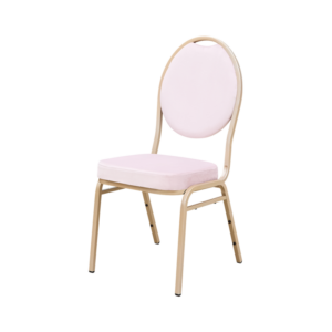 Stapelstuehle Bankettstuehle HERMAN MODERN Rosa Veloursf