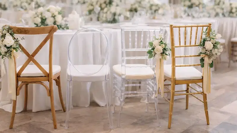 Hochzeitsstühle: Die besten Stühle für professionelle Hochzeitskonzepte
