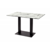 Biergartentisch ALFA DUO Mit HPL-Platten-Carrara Marmor [V9400] 120x79 cm