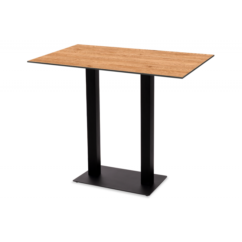 Klassisches Holz V2310 alfa bar duo Biergartentisch ALFA BAR DUO Mit HPL-Platten-Klassisches Holz V2310-120x79 cm – Bild 1