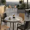 Caféstuhl mit armlehne schwarz