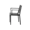 Caféstuhl mit armlehne schwarz