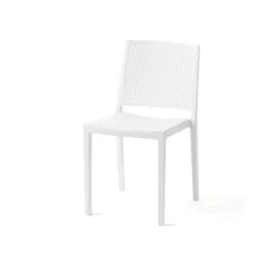 Caféstuhl Gomera Net weiß