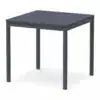 Biergartentisch TERRAZZA 80x80 Dunkelgrau