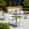 Biergartenstuhl VENTO Weiß