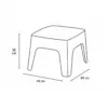 gartentisch DUNA-T 49x49 cm