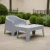 gartentisch DUNA-T 98x59 Hellgrau