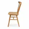 Bugholzstuhl STORY Natur aus Buchenholz in Seitenansicht mit klassischer Thonet-Form
