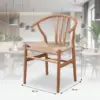 Holzstuhl Wishbone Natur maße