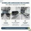 Konferenzstuhl FLOW klappbar