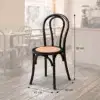 Stuhl Monet RT Wood Schwarz maße